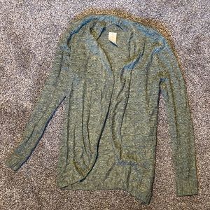 Green cardigan